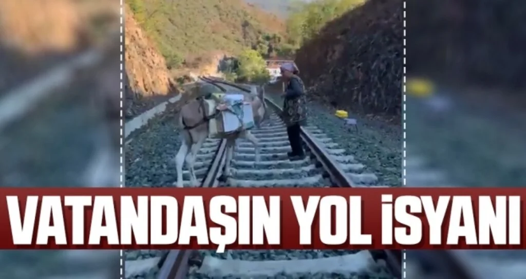 Samsun'da Vatandaşın Yol İsyanı