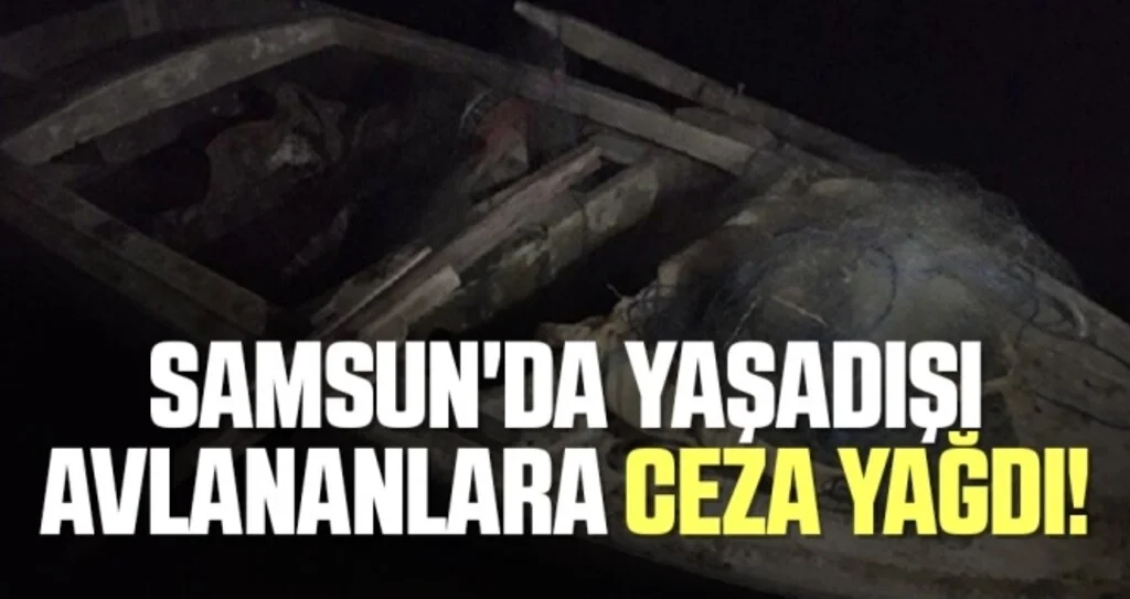 Samsun'da Yaşadışı Avlananlara Ceza Yağdı!