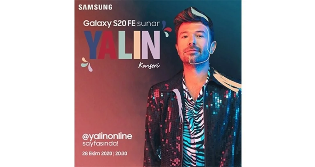Samsung’dan Galaxy S20 FE hayranları için rengârenk Yalın konseri!