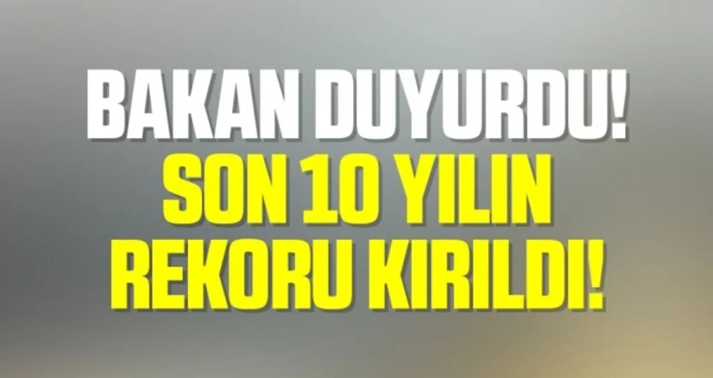 Sanayi ve Teknoloji Bakanı Mustafa Varank: Son 10 senenin rekorunu kırdık!