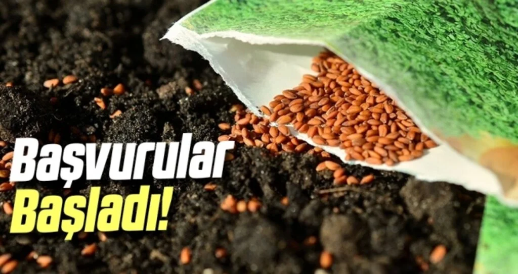 Sertifikalı tohum kullanım desteği başvuruları başladı