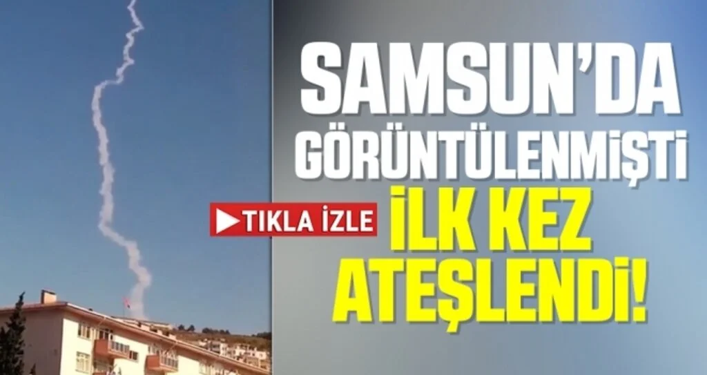 Sinop’ta S-400 hava savunma sistemi füzesi ilk kez ateşlendi