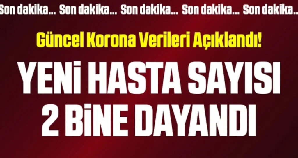 Son dakika… 19 Ekim corona virüsü verileri açıklandı