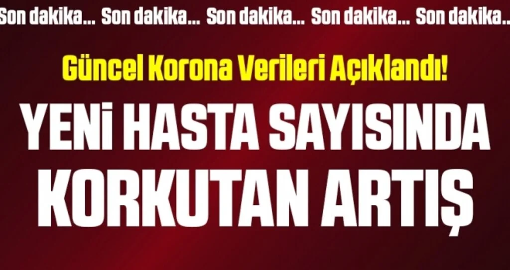 Son dakika… Corona virüsü verileri açıklandı! İşte 18 Ekim tablosu…