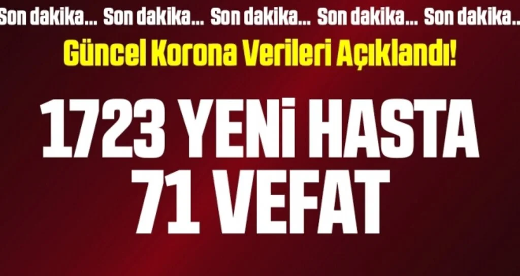 Son dakika… Güncel corona verileri açıklandı! İşte 17 Ekim tablosu