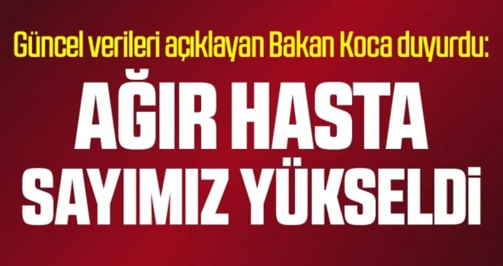 Son dakika… Sağlık Bakanlığı corona verilerini açıkladı! İşte 20 Ekim tablosu…