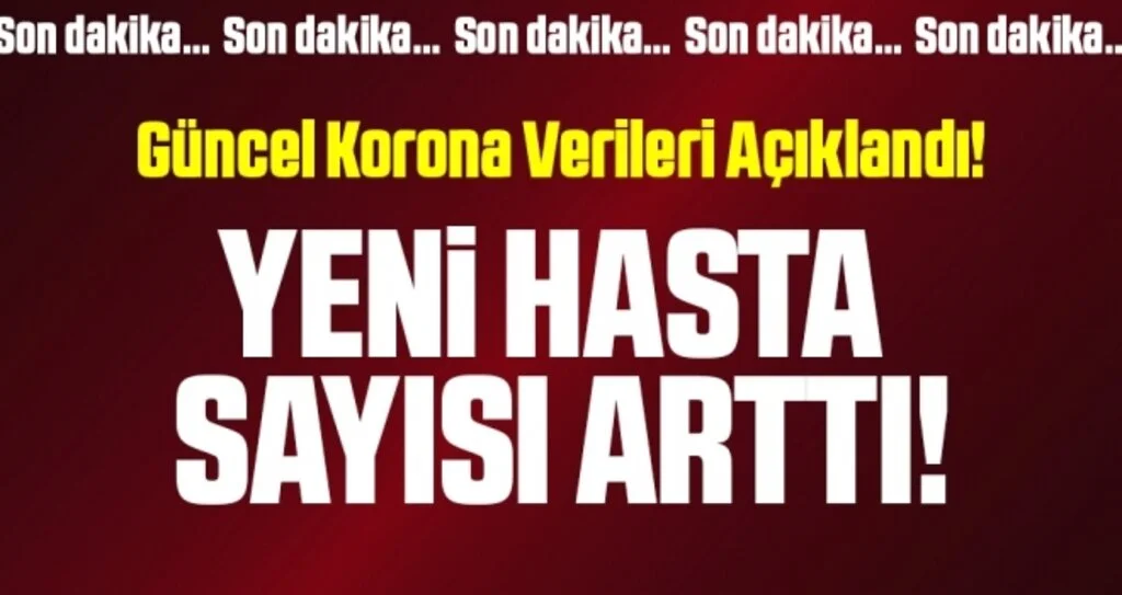 Son dakika… Sağlık Bakanlığı corona verilerini açıkladı! İşte 23 Ekim tablosu