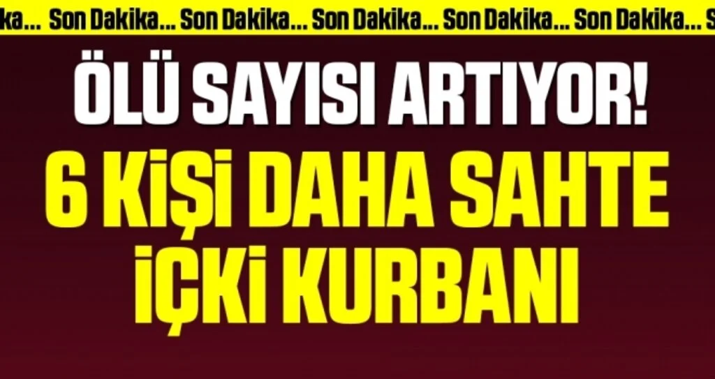 Son dakika… Sahte içki faciası! Ölü sayısı 44’e yükseldi!