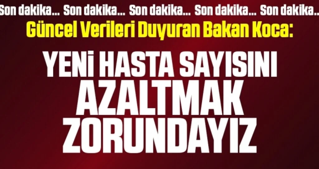 Son dakika… Türkiye’deki güncel corona verileri açıklandı! İşte 3 Ekim tablosu