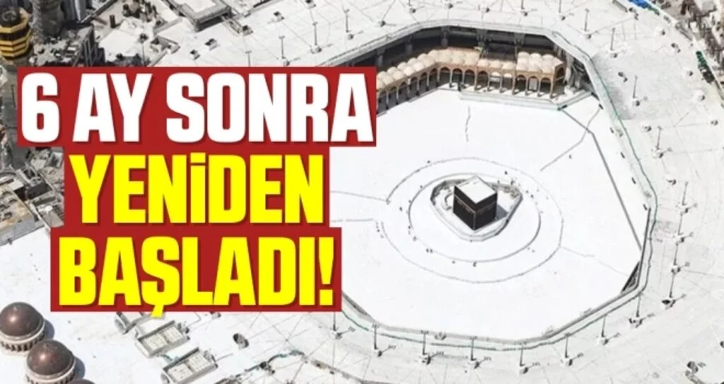 Suudi Arabistan'da umre ziyaretleri yeniden başladı