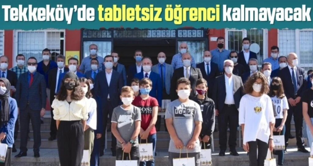 Tekkeköy'de 'tabletsiz' öğrenci kalmayacak