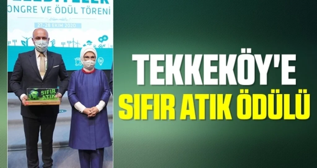 Tekkeköy'e Sıfır Atık Ödülü