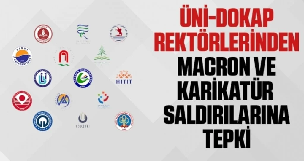 ÜNİ-DOKAP rektörlerinden Macron ve karikatür saldırılarına tepki