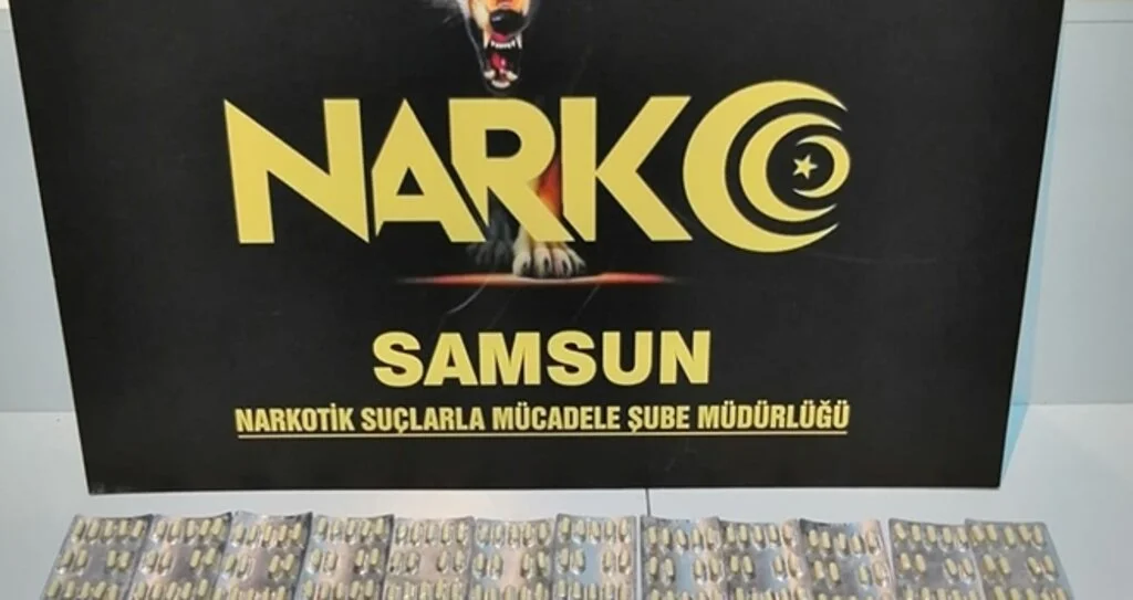 Uyuşturucu hapla yakalandı