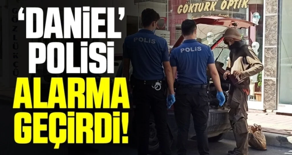 Yabancı uyruklu şahıs polisi alarma geçirdi