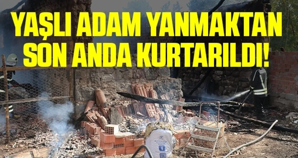Yanmaktan son anda kurtarıldı