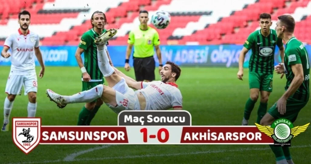 Yılport Samsunspor: 1 Akhisarspor:0 (Maç Sonucu)