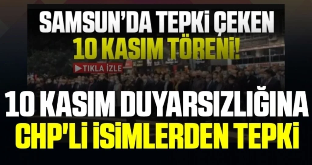 10 Kasım duyarsızlığına CHP'li isimlerden tepki 