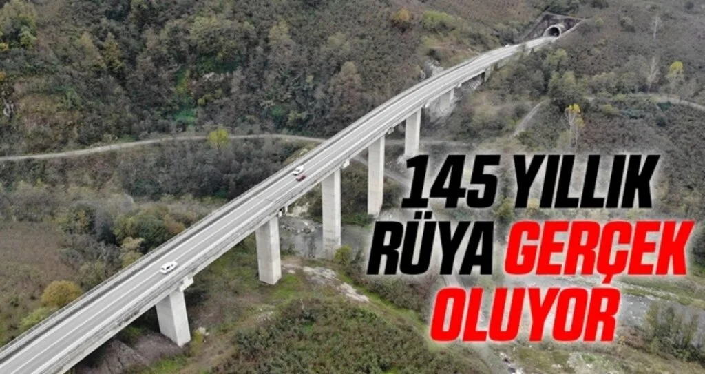 145 yıllık rüya gerçek oluyor! Karadeniz-Akdeniz Yolu'nun Ordu etabı