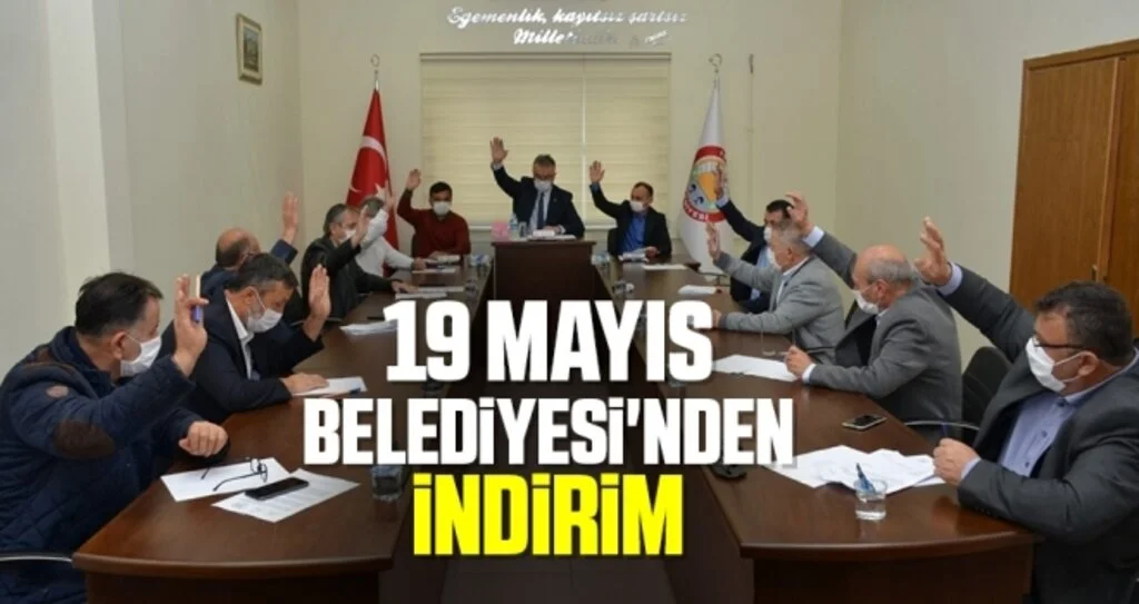 19 Mayıs Belediyesi'nden İndirim