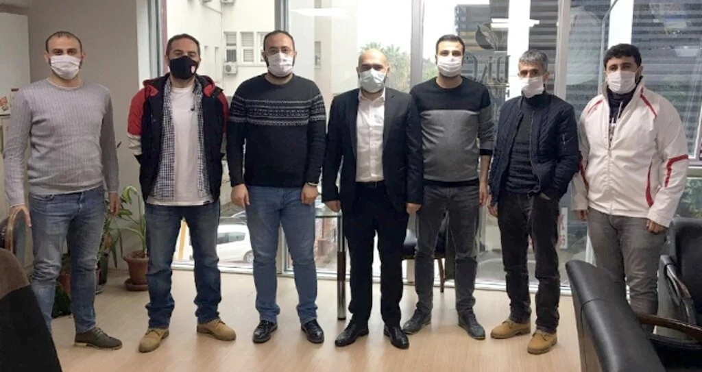 1965 Samsunspor Derneği, Halk Gazetesi'ni ziyaret etti