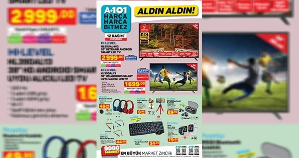 A101 12 Kasım 2020 Aktüel ürünler kataloğu! A101'de bu hafta indirimli neler var? A101 indirimli ürünler listesi