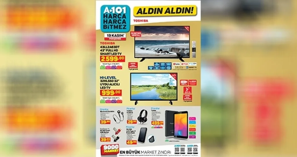 A101 19 Kasım 2020 Aktüel ürünler kataloğu! A101'de bu hafta indirimli neler var? A101 indirimli ürünler listesi