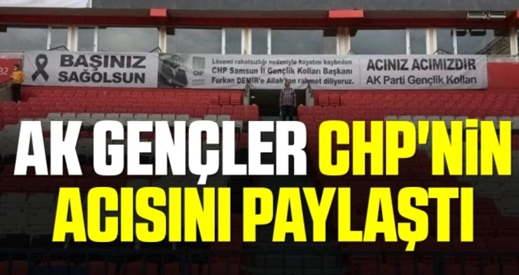 AK Gençler CHP'nin acısını paylaştı