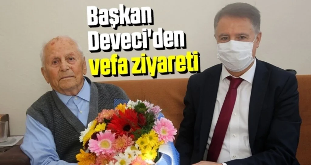 Atakum Belediye Başkanı Cemil Deveci'den vefa ziyareti