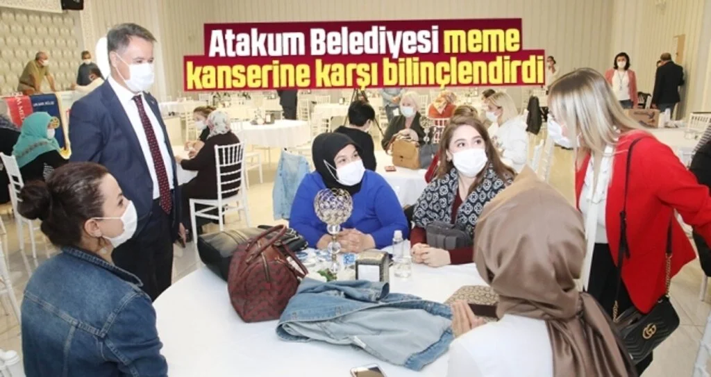 Atakum Belediyesi kırsalda yaşayan kadınları meme kanserine karşı bilinçlendirdi