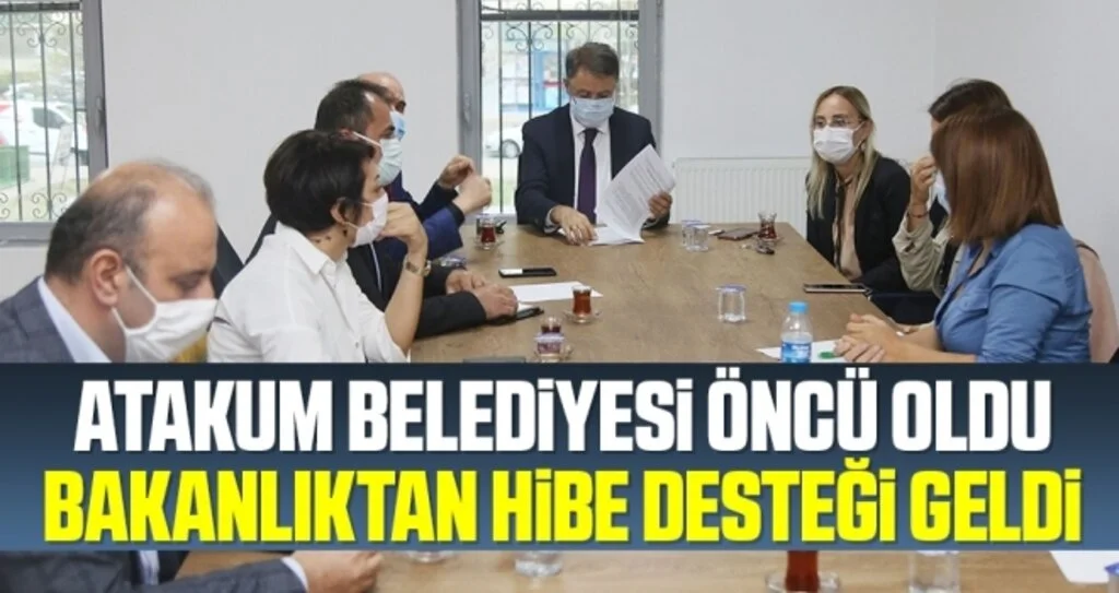 Atakum Belediyesi öncü oldu, bakanlıktan hibe desteği geldi