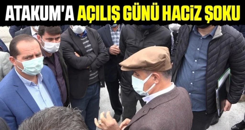Atakum'a Açılış Günü Haciz Şoku