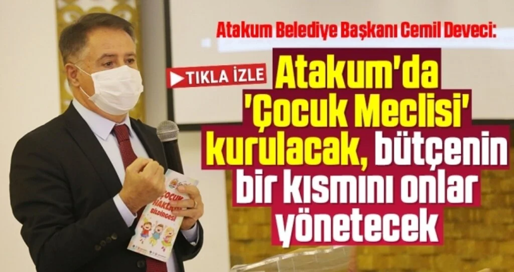 Atakum'da 'Çocuk Meclisi' kurulacak, bütçenin bir kısmını onlar yönetecek