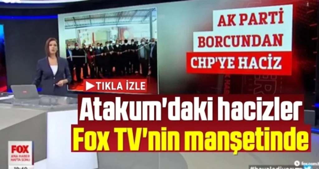 Atakum'daki hacizler Fox TV'nin manşetinde