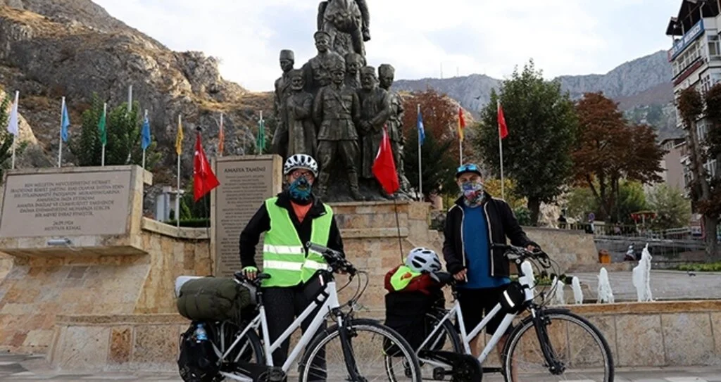 Ata'ya saygı turunda  Amasya geçildi 