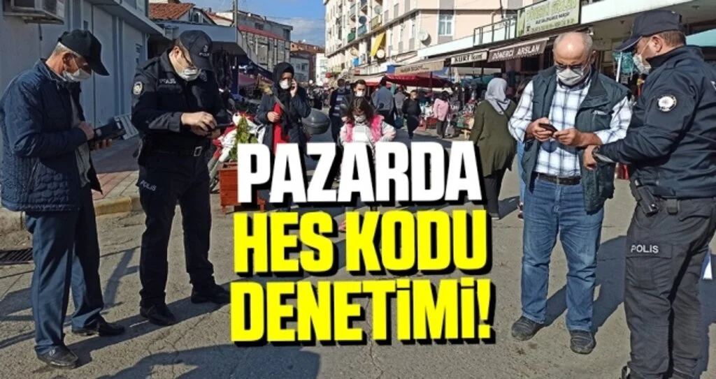 Bafra'da korona virüs denetimi