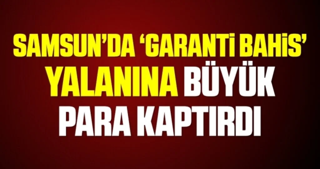 'Bahisten para kazanacaksın' vaadiyle 95 bin 741 lira dolandırıldı