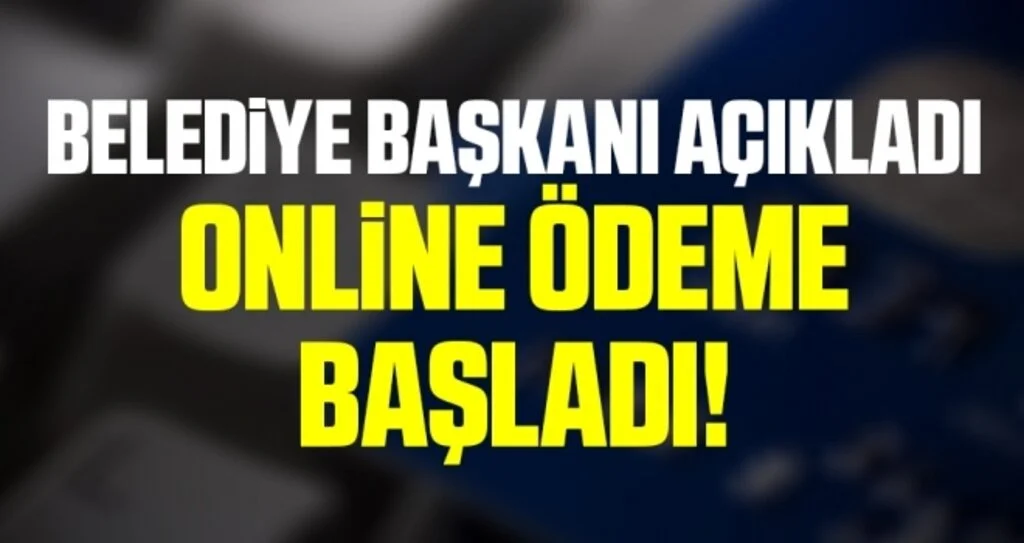 Belediye Başkanı Açıkladı! Kavak'ta Online Ödeme Başladı