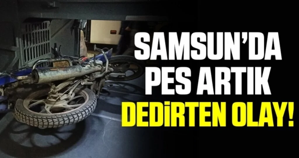 Çalıntı motosiklet, yolcu otobüsünün bagajında ele geçti