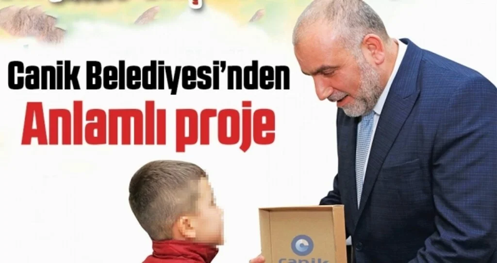 Canik Belediyesi’nden anlamlı proje