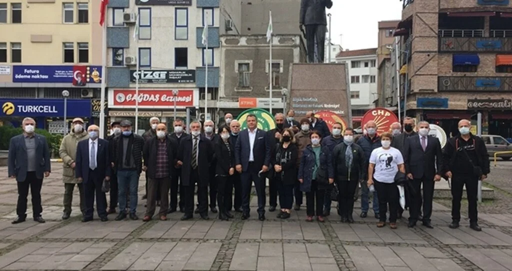Çarşamba'da CHP ve ADD Ulu Önder’i Andı