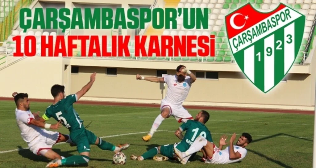Çarşambaspor'un 10 Haftalık Karnesi