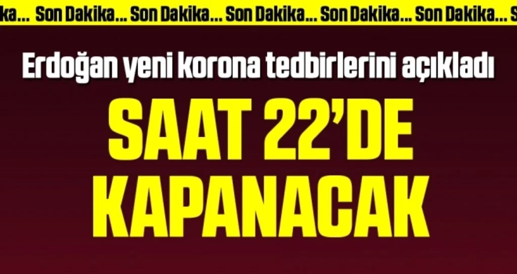 Cumhurbaşkanı Erdoğan, İzmir depreminde son durumu ve yeni koronavirüs tedbirlerini açıkladı