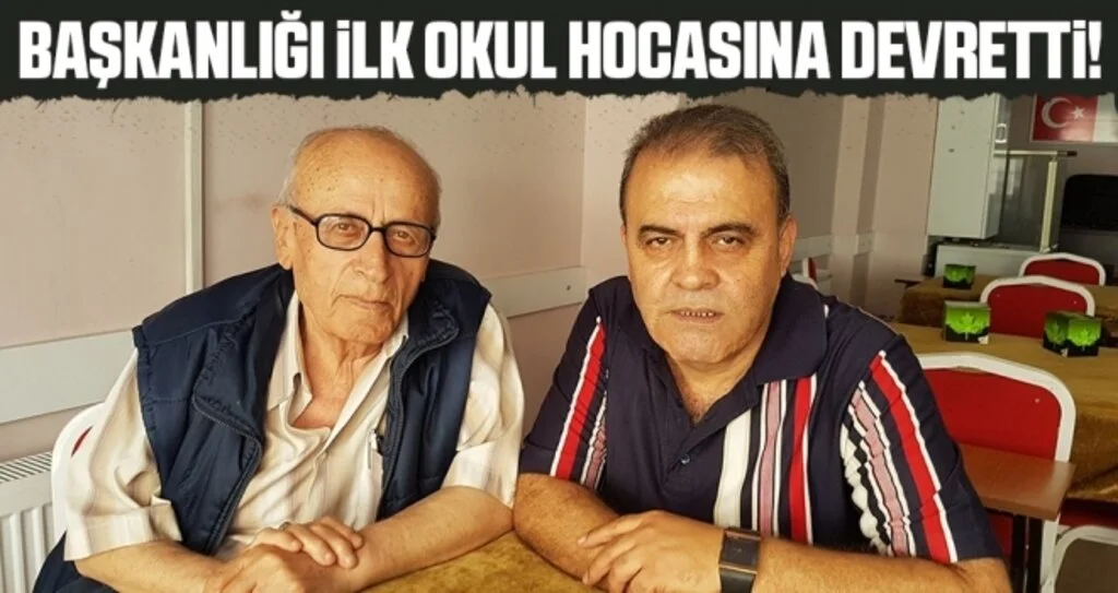 Ersin Erge başkanlığı hocasına devretti
