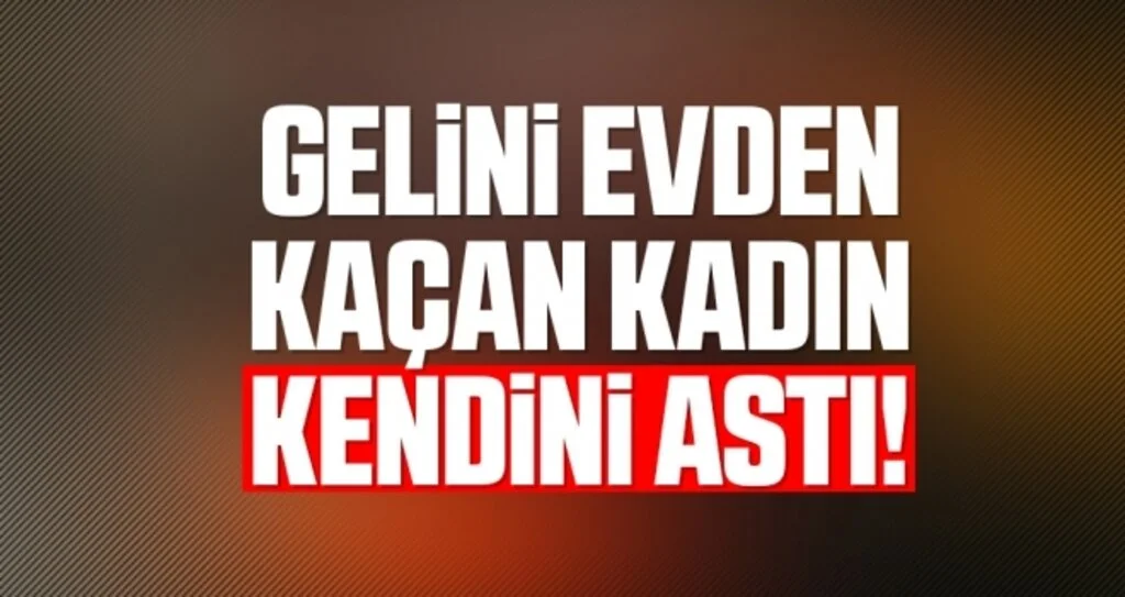 Gelini evden kaçınca gurur meselesi yapıp intihar etti iddiası