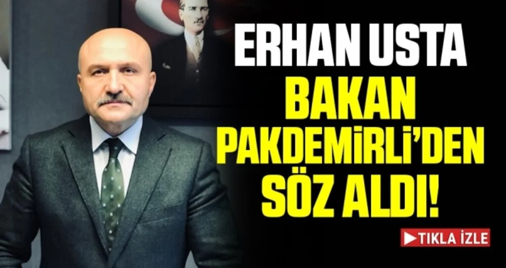 İYİ Parti Samsun Milletvekili Erhan Usta Bakan Pakdemirli'den Söz Aldı