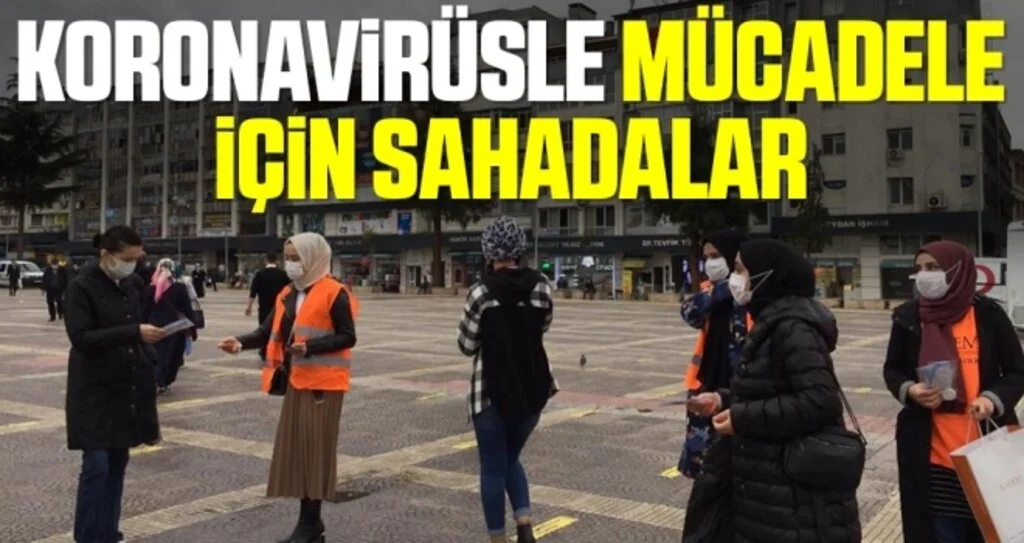 KADEM Samsun Gençlik Koronavirüsle Mücadelede Sahada