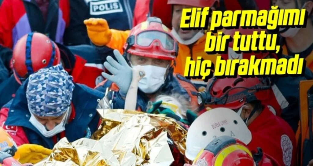 Kahraman itfaiyeci Muammer Çelik o anları anlattı: Elif parmağımı bir tuttu, hiç bırakmadı