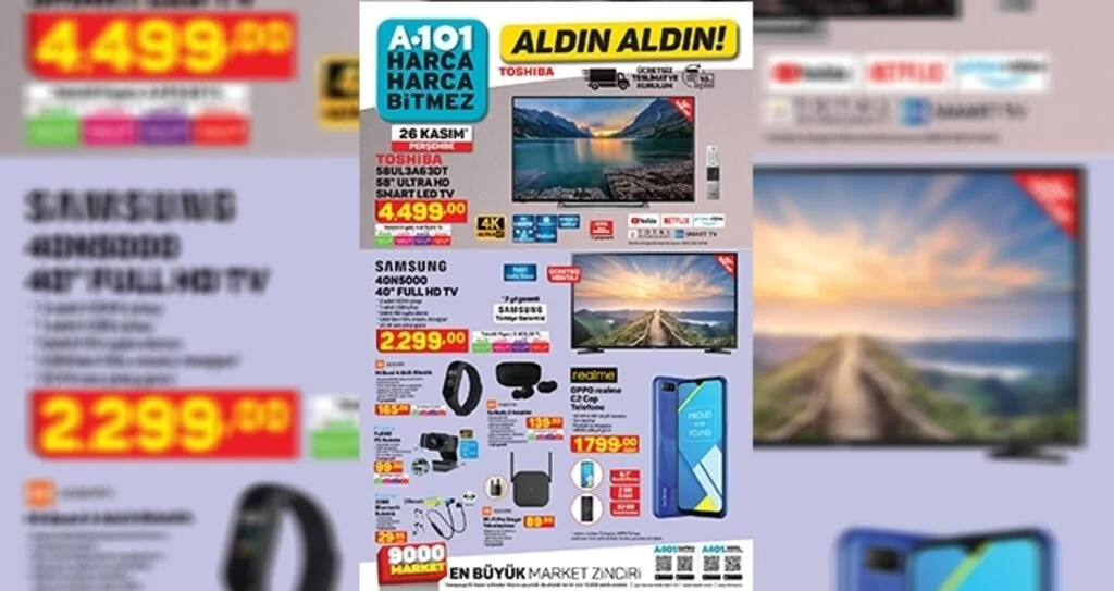 Kasım Ayının Son Haftasında Kaçırılmayacak Ürünler A101'de