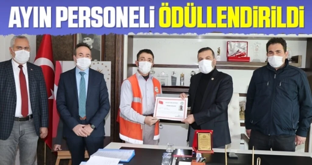 Kavak'ta Ayın Personeli Ödüllendirildi